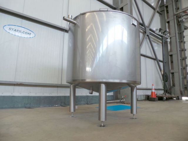 1 x 1.200L AISI304 Edelstahl Mischtank; Wärmetauscher; Isolierung