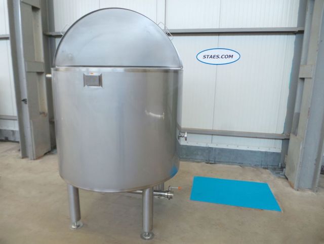 1 x 1.200L AISI304 Edelstahl Mischtank; Wärmetauscher; Isolierung