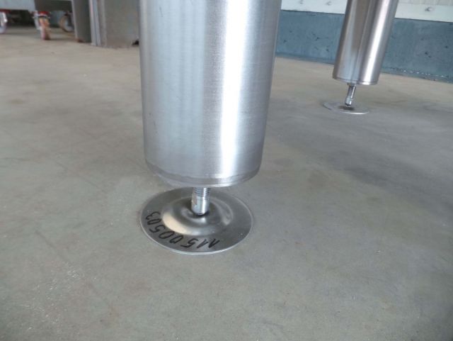 2 x 2m³ AISI304; stainless-steel insulated storage-tank: horizontal