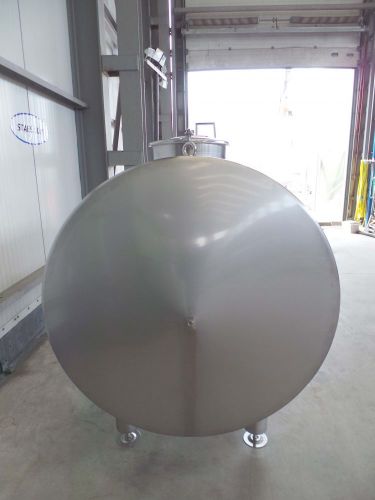 2 x 2m³ AISI304; stainless-steel insulated storage-tank: horizontal