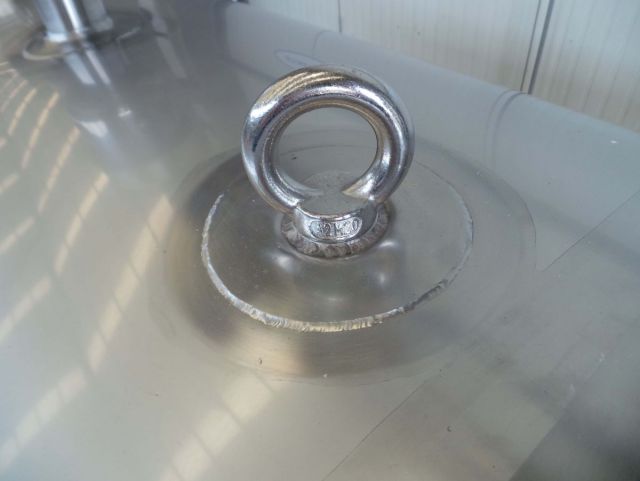 2 x 2m³ AISI304; stainless-steel insulated storage-tank: horizontal