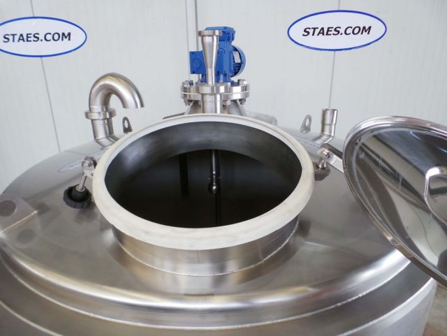 1 x 1.500L AISI304 stainless-steel mixing tank; slow speed agitator; insulation