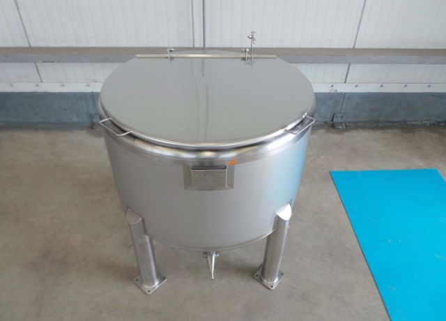 1 x 330L AISI316; stainless-steel storage-tank