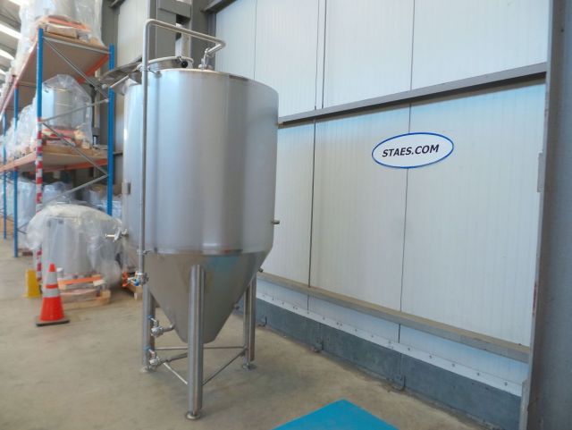 2 x 1.5m³; AISI304; ZKG Zylinder Konische Gärtanks für Bier; 0.5bar; isoliert; Wärmetauscher