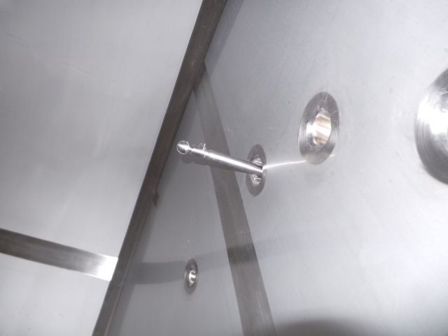 11.2m³; AISI 316L; Edelstahl Behälter; einwwandig, vertikal; Schweissnähten poliert Ra<0.8