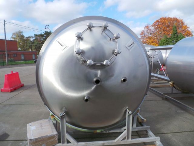4 x 8000L AISI304 CCT cuve de fermantation du bière; vertical; circuit forcée, isolation PUR