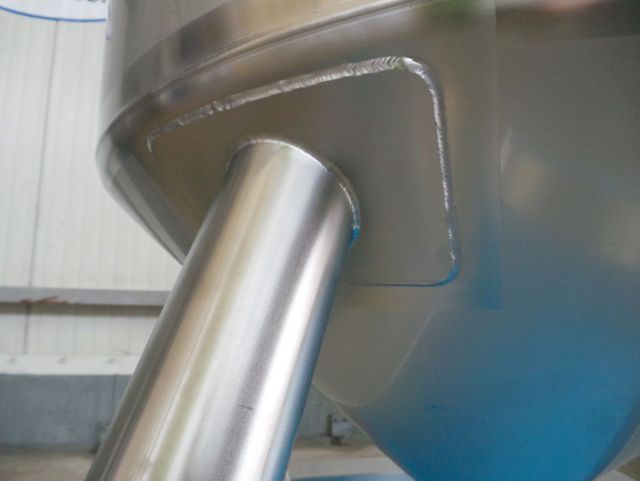 5 x 620L AISI316L; roestvrijstalen mobiele opslagtanks