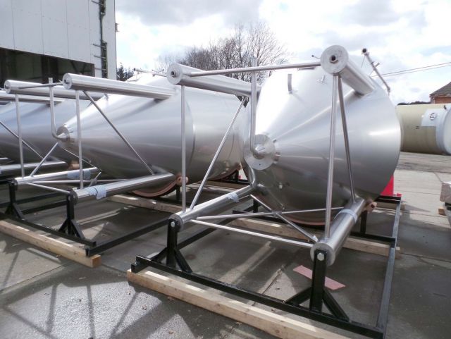 6 x 7,4m³; CCT cuves de fermentation de la bière; PED CE TüV; 10% Rx