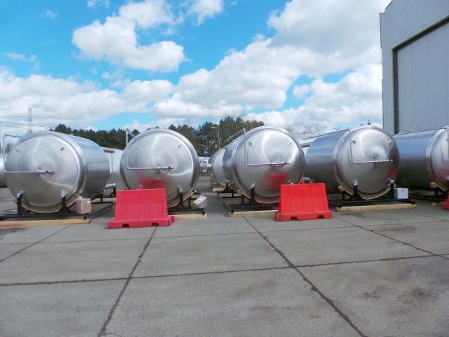 6 x 7,4m³; CCT cuves de fermentation de la bière; PED CE TüV; 10% Rx