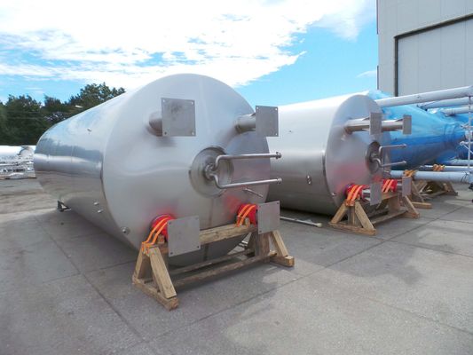 2 x 26,2m³; V2A; Drucktanks für Bier; 2.5 bar PED CE TüV; 10% Rx