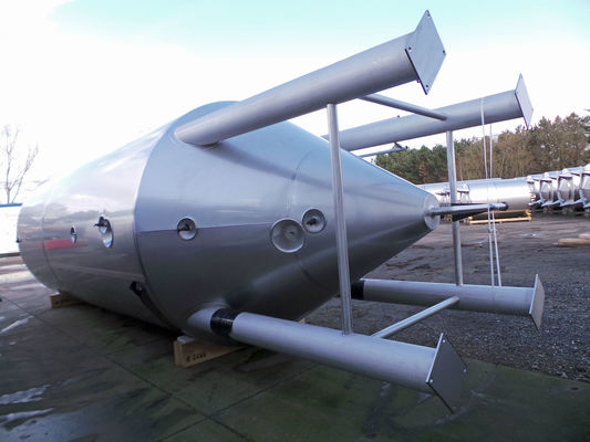 OR150994: 2 x 30m³ AISI304; cuve de stockage isolée; échangeur thermique; verticale