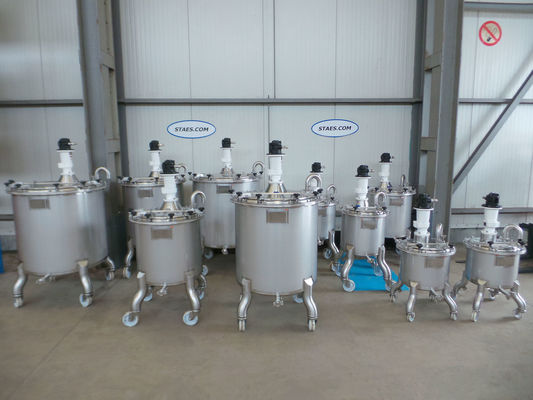 OR150522 - 10 AISI316 Cuves de mélange en acier inoxydable