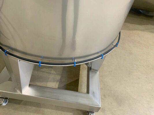 1 x Neuer vertikaler 340L Edelstahl AISI316L Lagertanks