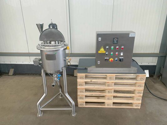 1 x Nieuwe roestvrijstalen verticale mengtank van 50L in AISI316L