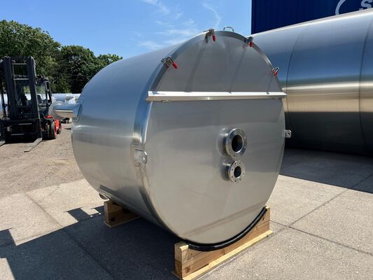 1 x Neuer vertikaler 6.000L Edelstahl AISI316L Lagertank