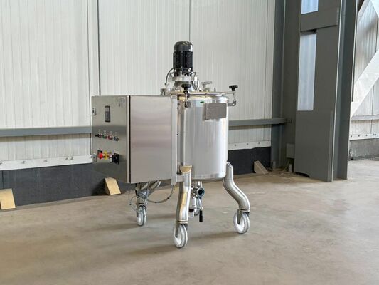 1 x Neuer vertikaler 100L Edelstahl-Mischbehälter aus AISI316L