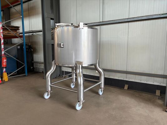 1 x Neuer vertikaler 1.500L Edelstahl AISI316L Lagertank.