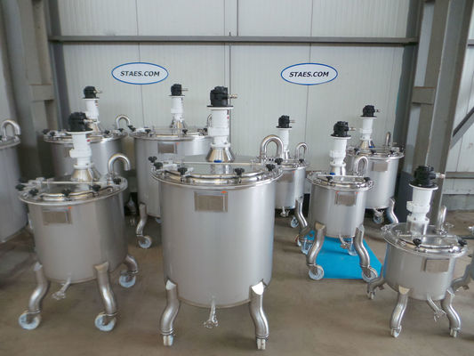 OR150522 - 10 AISI316 Cuves de mélange en acier inoxydable