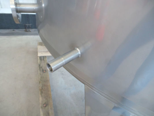 1 x 3.300L AISI 304L single jacketed vertical stainless-steel storage tank