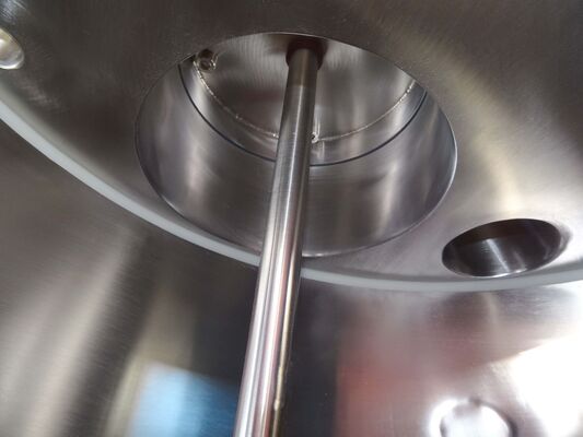 1 x Nieuwe roestvrijstalen verticale mengtank van 50L  in AISI316L.