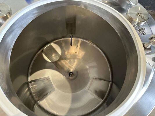 2 x Brand new 400L stainless-steel AISI316L vertical storage tanks.