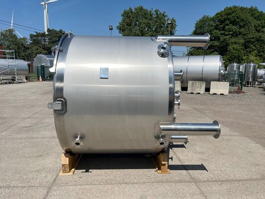 1 x Neuer vertikaler 6.000L Edelstahl AISI316L Lagertank