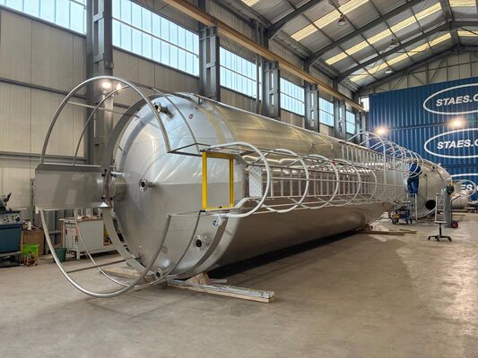 1 x Neuer vertikaler 60.000L Edelstahl AISI304L Lagertank