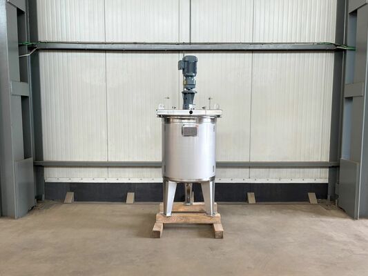 1 x cuve de mélange neuve verticale de 300L en acier inoxydable AISI316L.