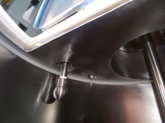 1 x Nieuwe roestvrijstalen verticale mengtank van 50L  in AISI316L.