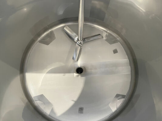 1 x Nieuwe roestvrijstalen verticale mengtank van 150L in AISI316L