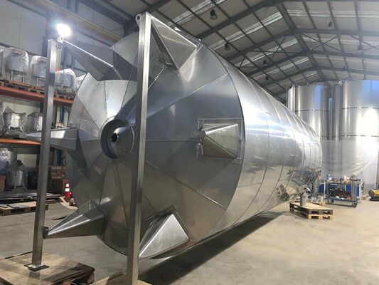 1 x neuer vertikaler 50.000-Liter-Lagertank aus Edelstahl aus AISI304L