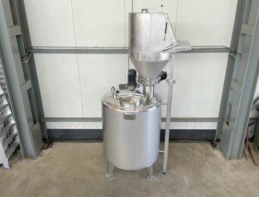 1 x Nieuwe roestvrijstalen verticale mengtank van 1.330L in AISI316L