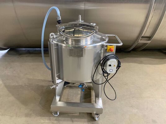 1 x Neuer vertikaler 340L Edelstahl AISI316L Lagertanks