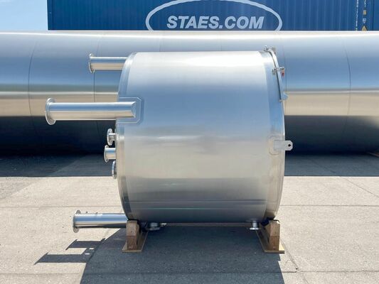1 x Neuer vertikaler 6.000L Edelstahl AISI316L Lagertank
