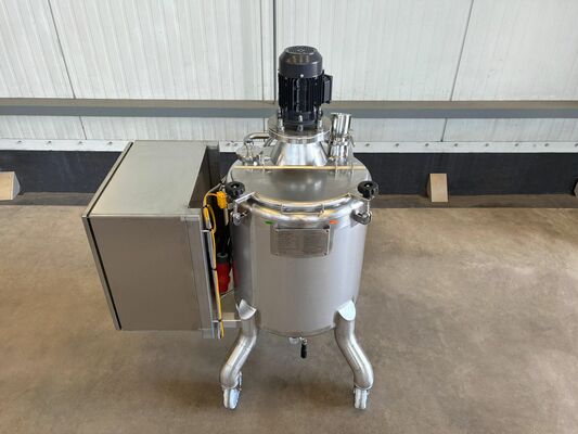 1 x Neuer vertikaler 100L Edelstahl-Mischbehälter aus AISI316L