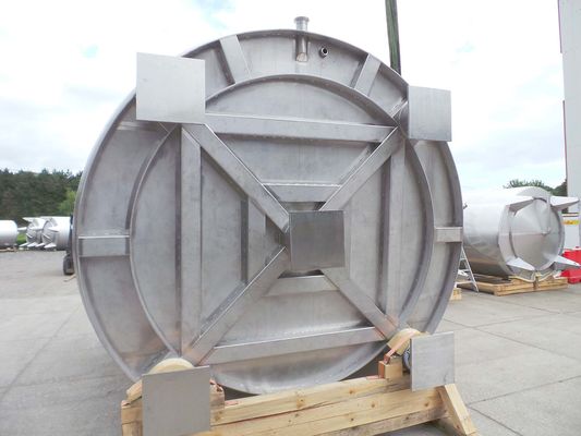 25.500L AISI304L mixing tank; slow speed chocolat agitator; heat exchanger