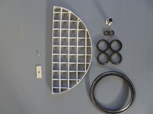 1 x Nieuwe roestvrijstalen verticale mengtank van 50L  in AISI316L.