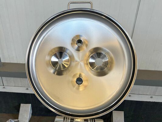 3 x neue vertikale Druckbehälter aus Edelstahl mit einem Fassungsvermögen von 75 L aus AISI316L