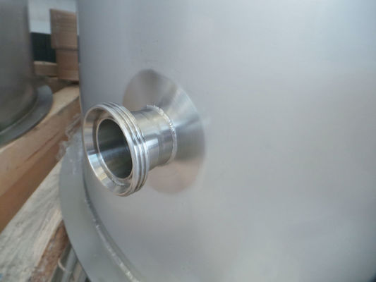 OR160605: 2 x 1.765L AISI304L RVS roestvrijstalen full vacuum - druktank; -1bar / 3,3bar; enkelwandig vertikaal