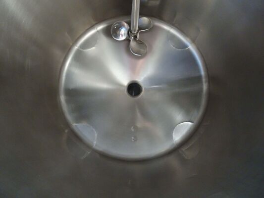 1 x Nieuwe roestvrijstalen verticale mengtank van 50L  in AISI316L.