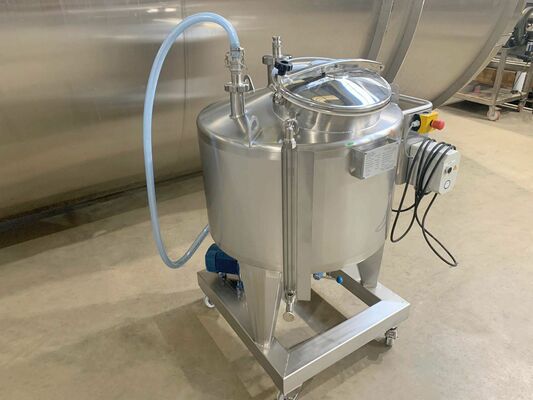 1 x Neuer vertikaler 340L Edelstahl AISI316L Lagertanks