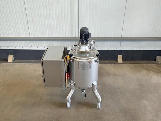 1 x Neuer vertikaler 100L Edelstahl-Mischbehälter aus AISI316L