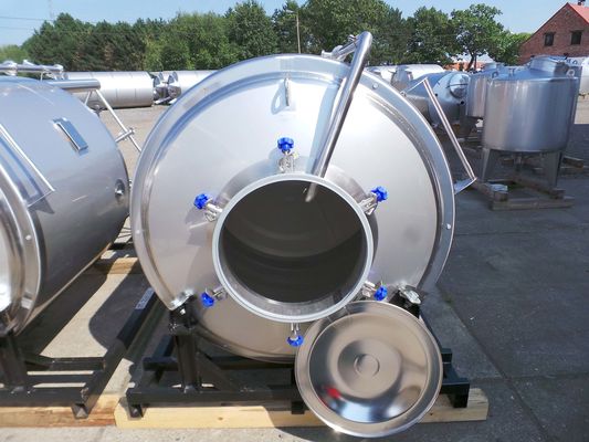 3 x 1.445L AISI304; CCT bier fermentatie tanks; 0.2 bar