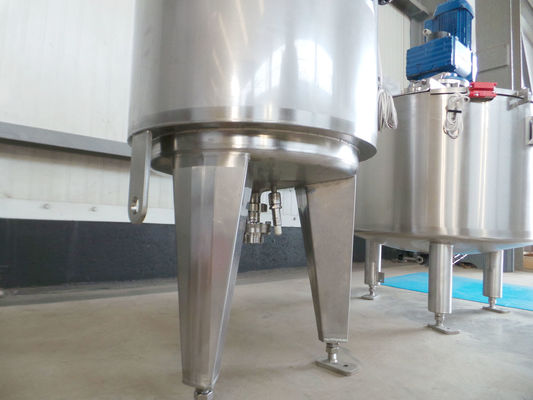 OR160840 - 1 x 100L AISI316; mixing tank; insulated; heat-exchange & 1 x 120L AISI304L mixing tank; gate agitator with scrapers; heat exchanger; insulation