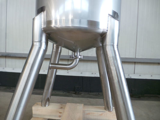 OR161078: 1 x 100L AISI316L RVS roestvrijstalen druktank; 6.6bar ; enkelwandig vertikaal