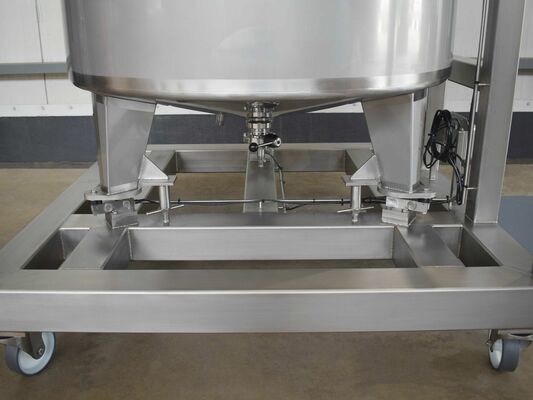 1 x Nouvelle cuve de mélange vertical en acier inoxydable 1000L en AISI316L