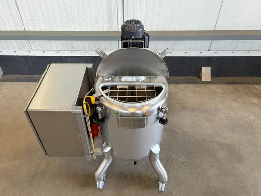 1 x Neuer vertikaler 100L Edelstahl-Mischbehälter aus AISI316L