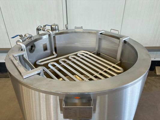1 x Nouvelle cuve de stockage verticale en acier inoxydable AISI304L de 1.000L