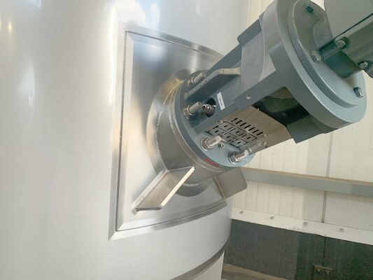 1 x Neuer vertikaler 3.200L Edelstahl-Mischbehälter aus AISI316L