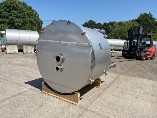 1 x Neuer vertikaler 6.000L Edelstahl AISI316L Lagertank